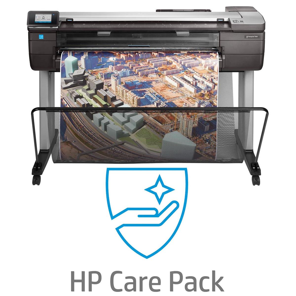 HP DesignJet T830 36" Large Format Multifunction Printer with HP 3 Year Support -  F9A30D#B1K D