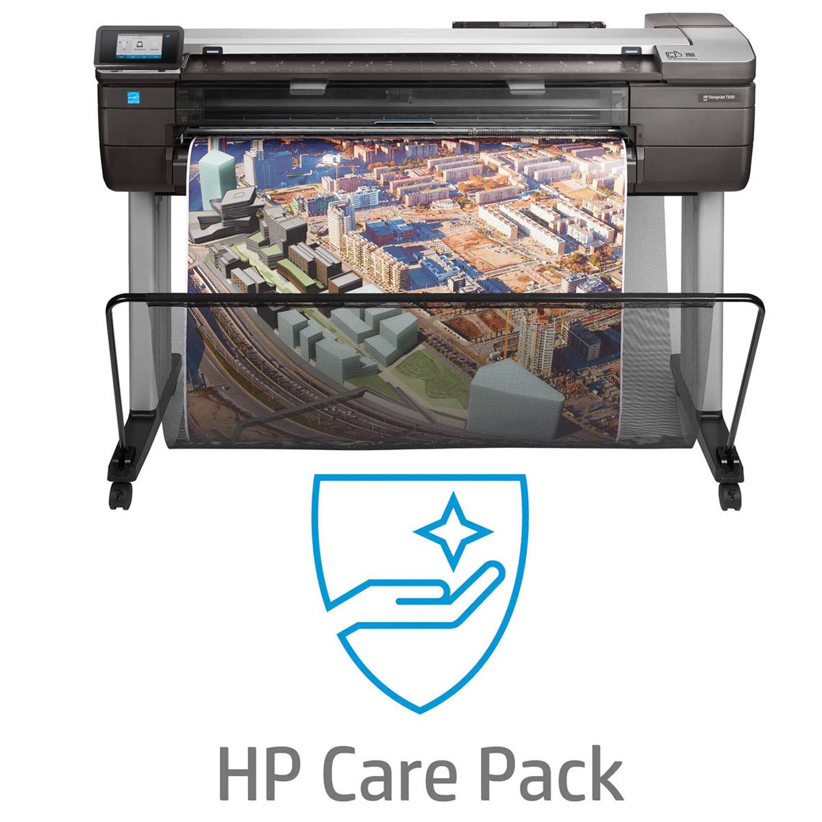HP DesignJet T830 36" Large Format Multifunction Printer with HP 5 Year Support -  F9A30D#B1K F
