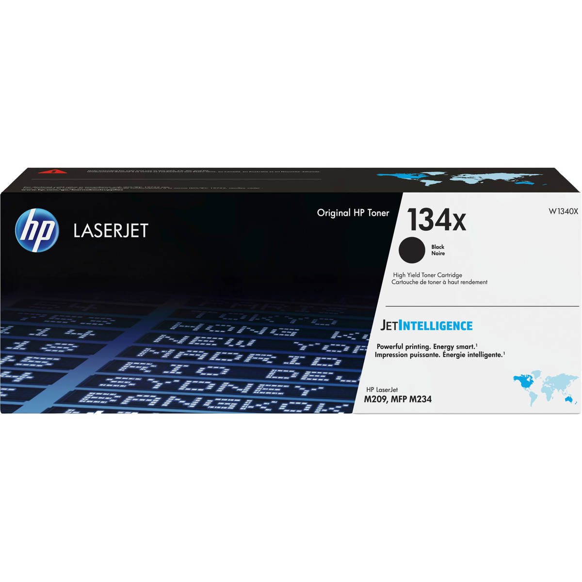 

HP 134X High-Yield Black Original LaserJet Toner Cartridge, 2400 Pages Yield