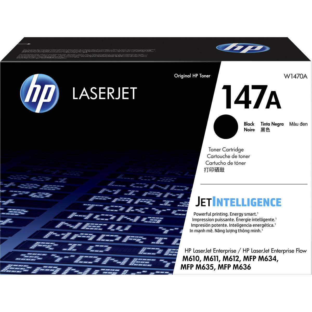 

HP 147A Black LaserJet Toner Cartridge, 10500 Pages Yield