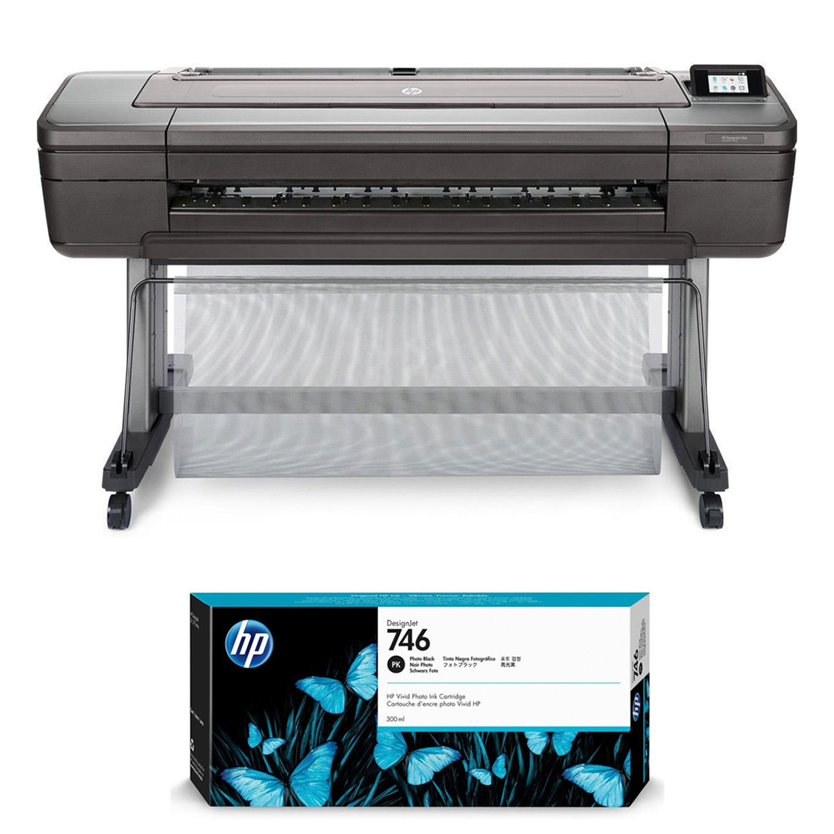 

HP DesignJet Z6 24" Large Format PostScript Inkjet Printer with Black Ink Pack