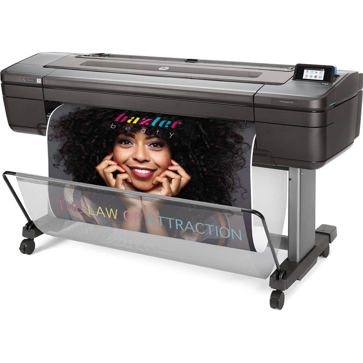 

HP DesignJet Z9+dr Large Format PostScript Photo Printer, 44", Dual-Roll,Trimmer