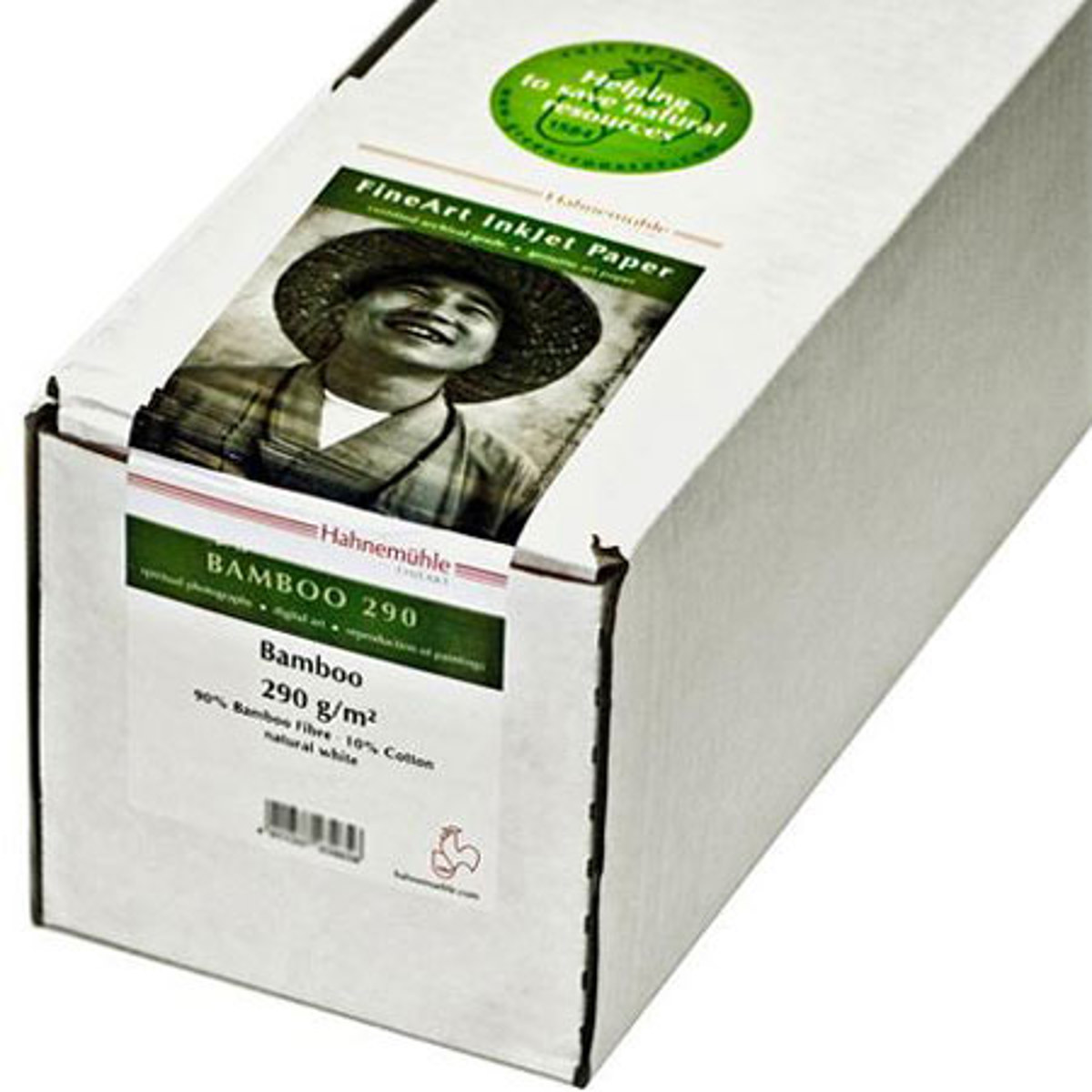 Image of Hahnemuhle Bamboo 290 Smooth Matte Fine Art Paper(17&quot;x39' Roll)