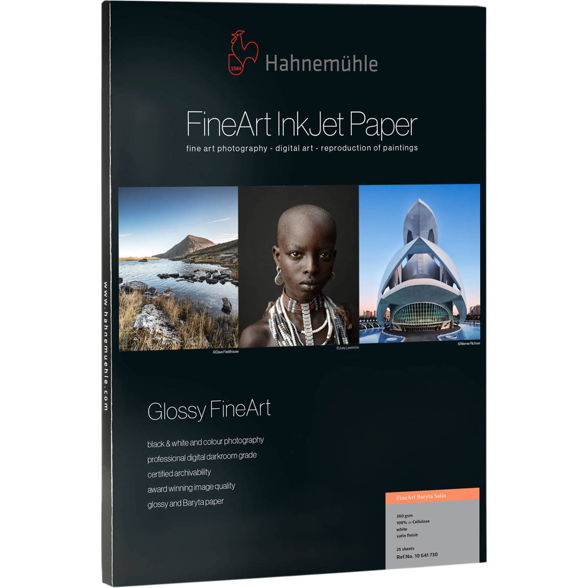 Photos - Office Paper Hahnemuhle FineArt Baryta Satin Photo Paper , 25 Sheets 10641223 (13x19")