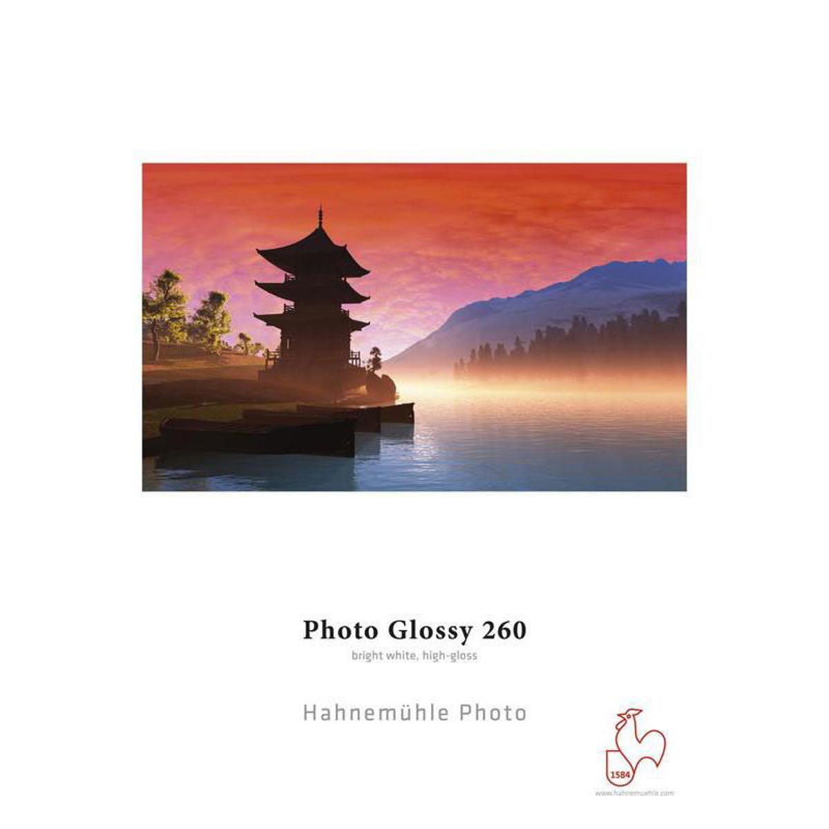 

Hahnemuhle Photo Glossy 260 High Gloss Inkjet Paper, 260gsm, 11x17", 25 Sheets