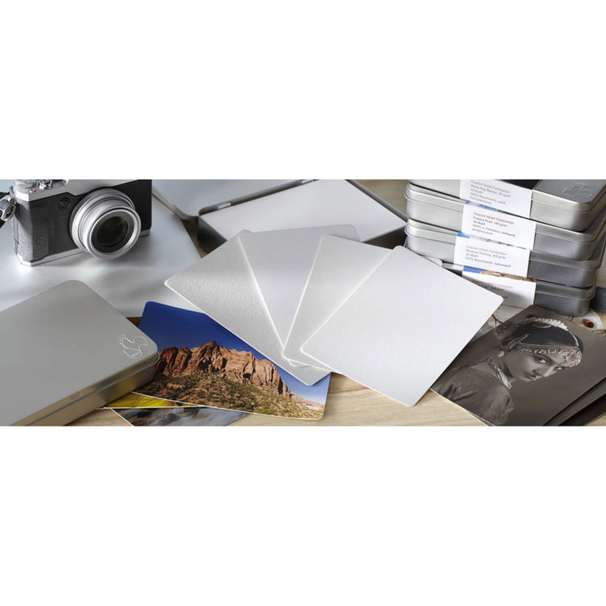 

Hahnemuhle Photo Rag Ultra Smooth FineArt Inkjet Photo Card, 4x6", 30 Sheets