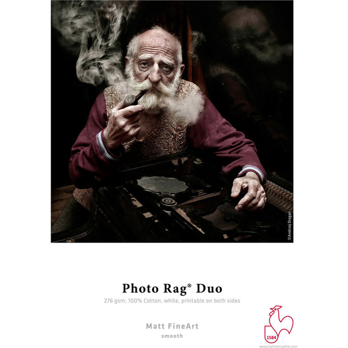 

Hahnemuhle Refill Photo Rag Duo Paper, 11.69x16.53", 276 gsm, 20 Sheets
