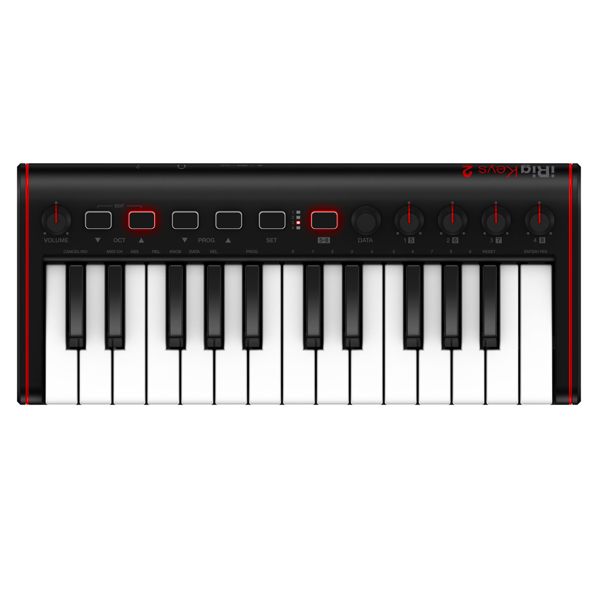 

IK Multimedia iRig Keys 2 Mini USB 25 Mini-Key MIDI Keyboard Controller