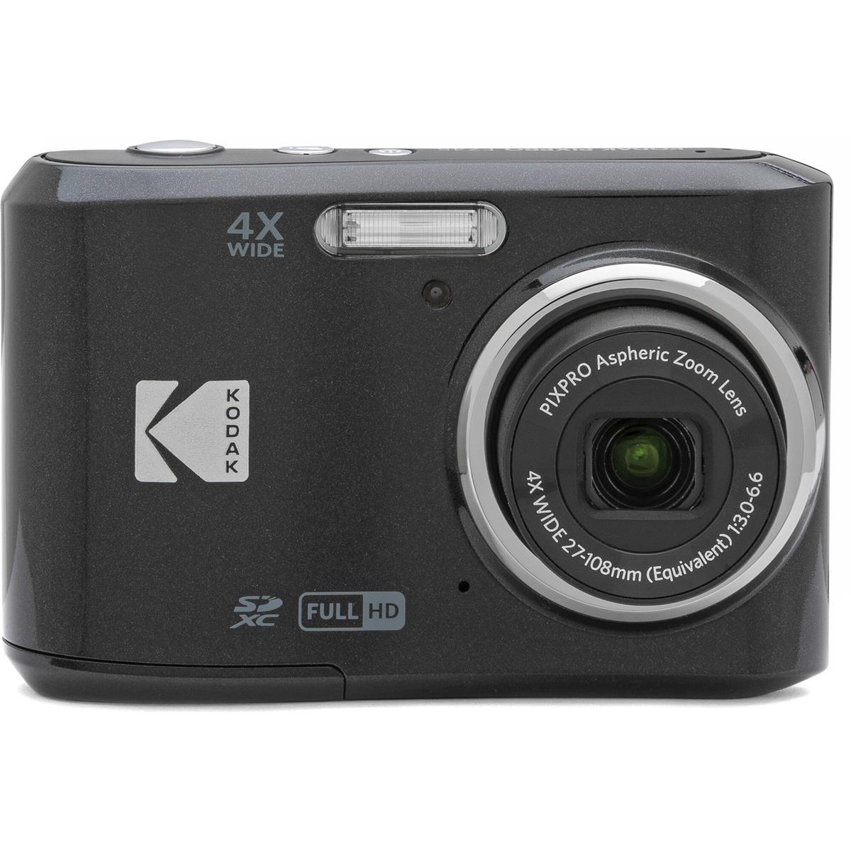 Цифровая камера KODAK PIXPRO FZ45 с удобным зумом, черная, #FZ45-BK