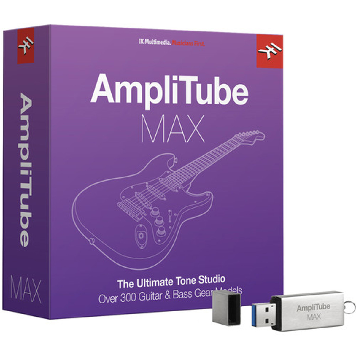 

IK Multimedia AmpliTube MAX Emulation Software, Full Version, Download
