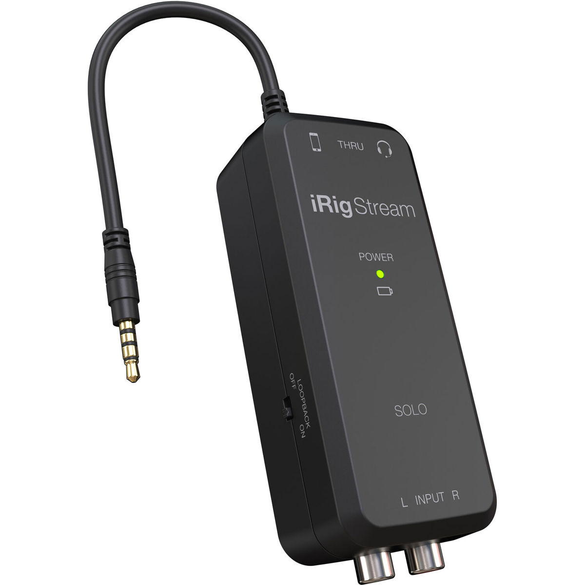 

IK Multimedia iRig Stream Solo Ultracompact 3x1 TRRS Audio Interface