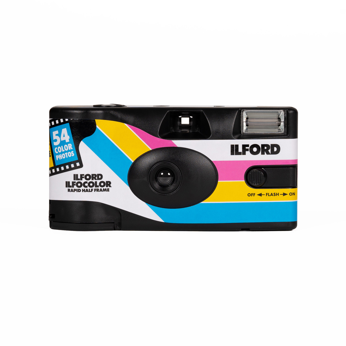 

Ilford ILFOCOLOR Rapid Retro Half Frame Single Use Film Camera, 54 Exposures