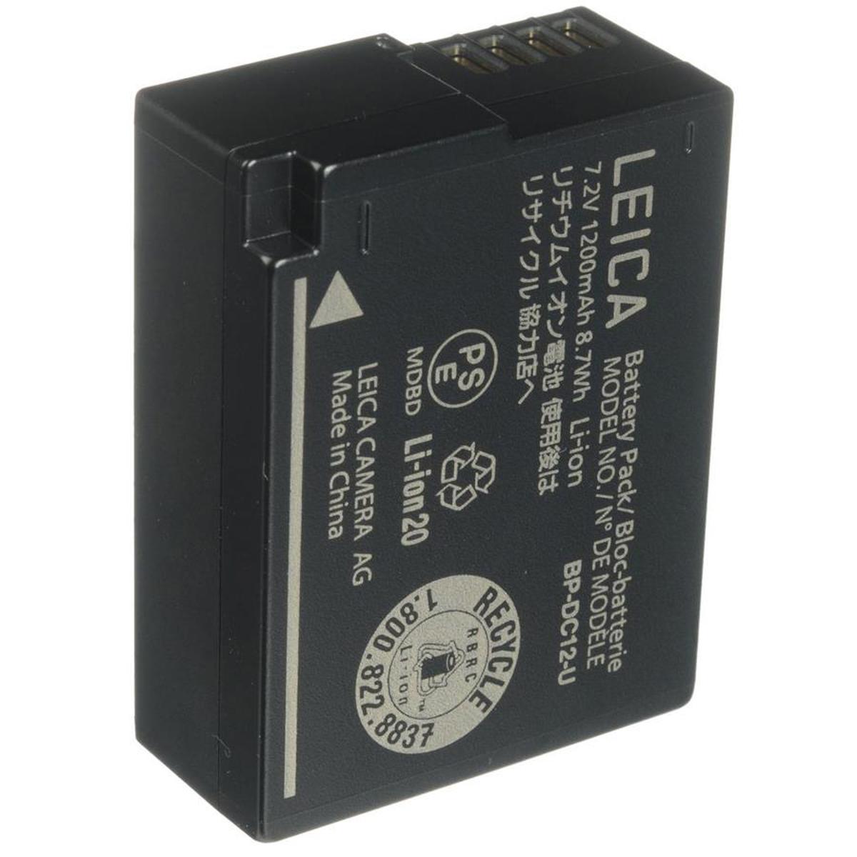 Photos - Camera Battery Leica BP-DC 12 7.2V 1200mAh Lithium-Ion Battery for Q Compact Digital Came 