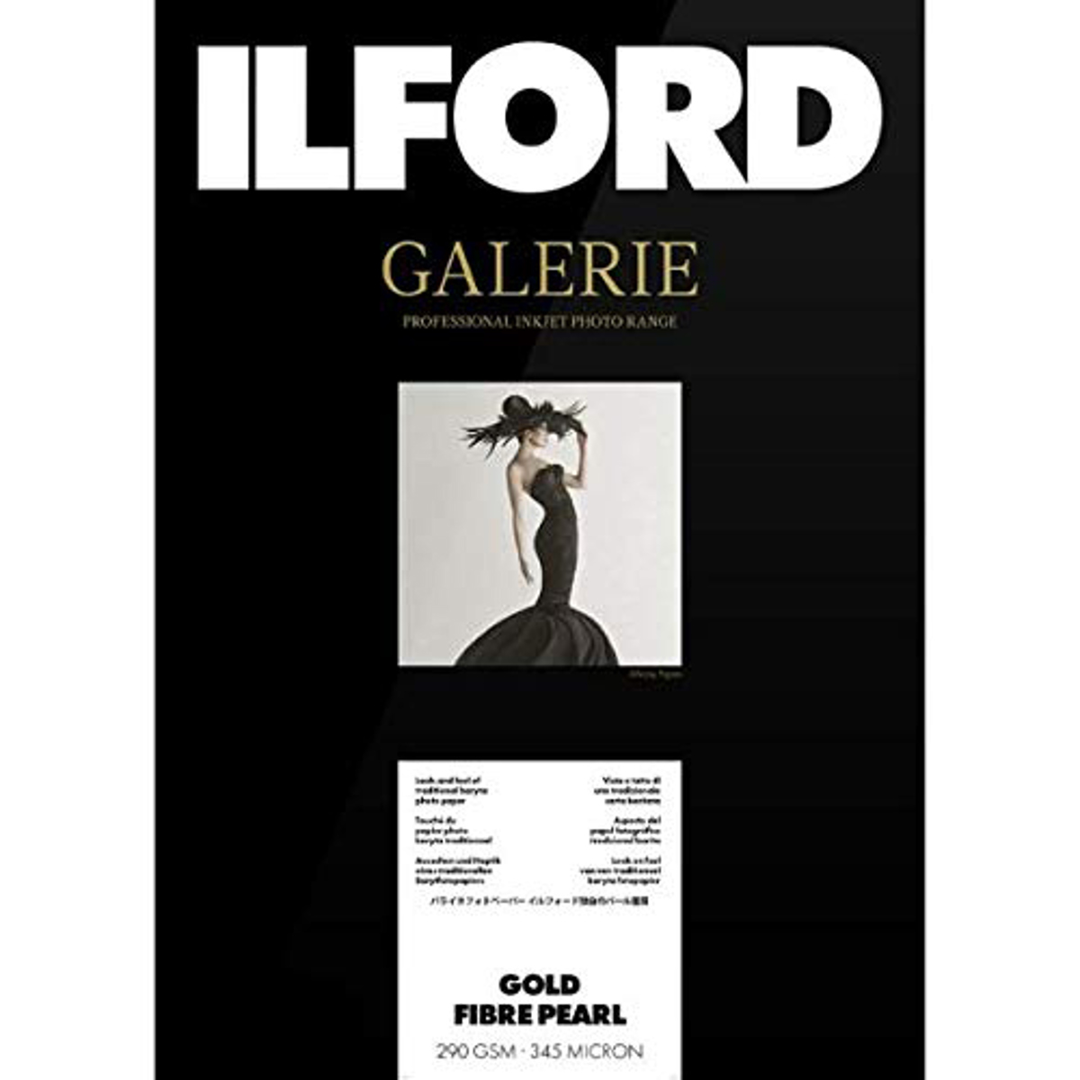 

Ilford GALERIE Gold Fibre Pearl Inkjet Photo Paper, 290 gsm, 13x19", 25 Sheets