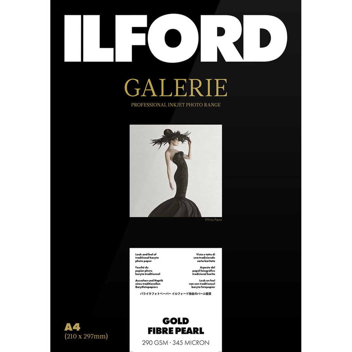 Photos - Office Paper Ilford GALERIE Gold Fibre Pearl Inkjet Photo Paper, 290 gsm, 8.5x11", 50 S 