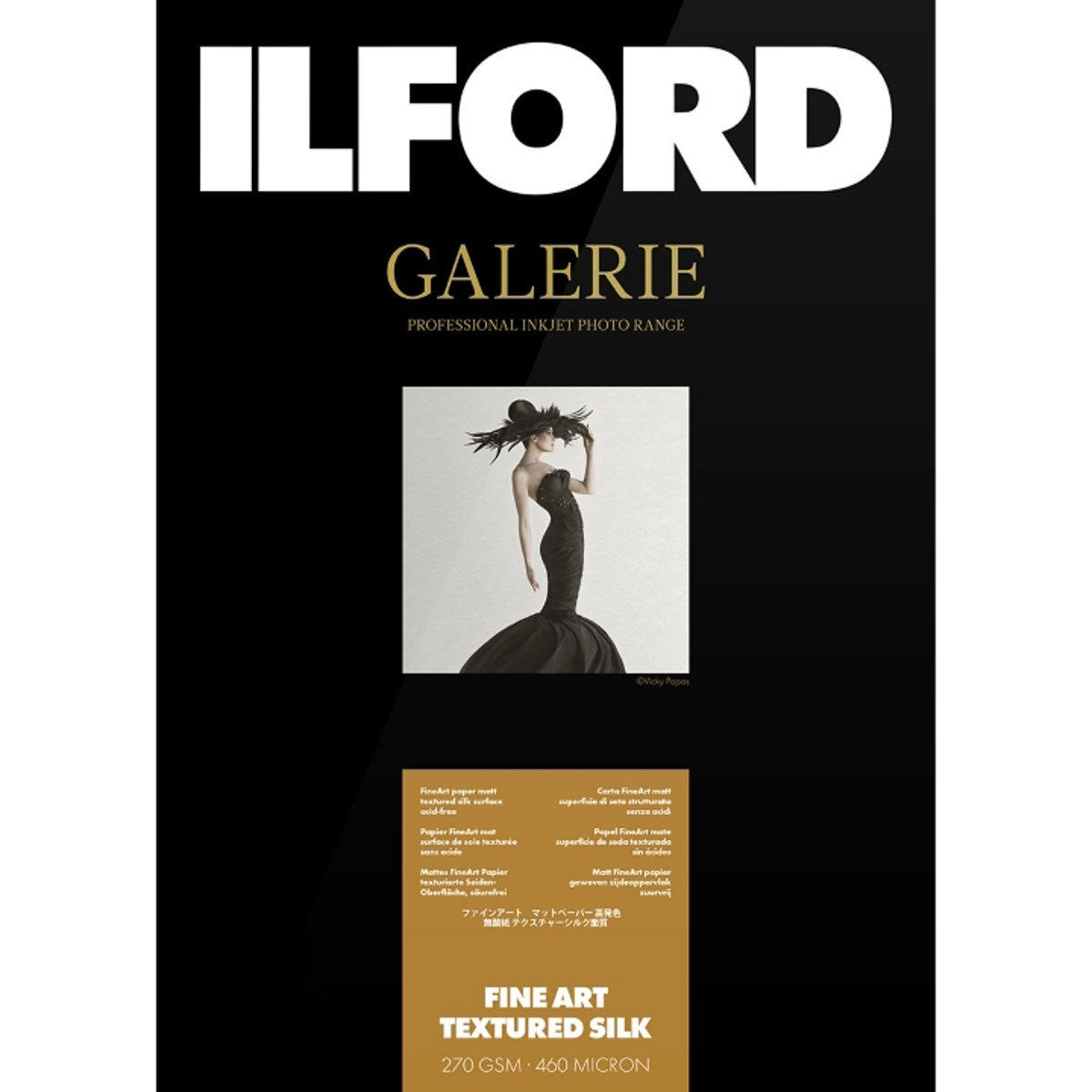 

Ilford GALERIE Fine Art Textured Silk Paper, 270gsm, 11x17", 25 Sheets
