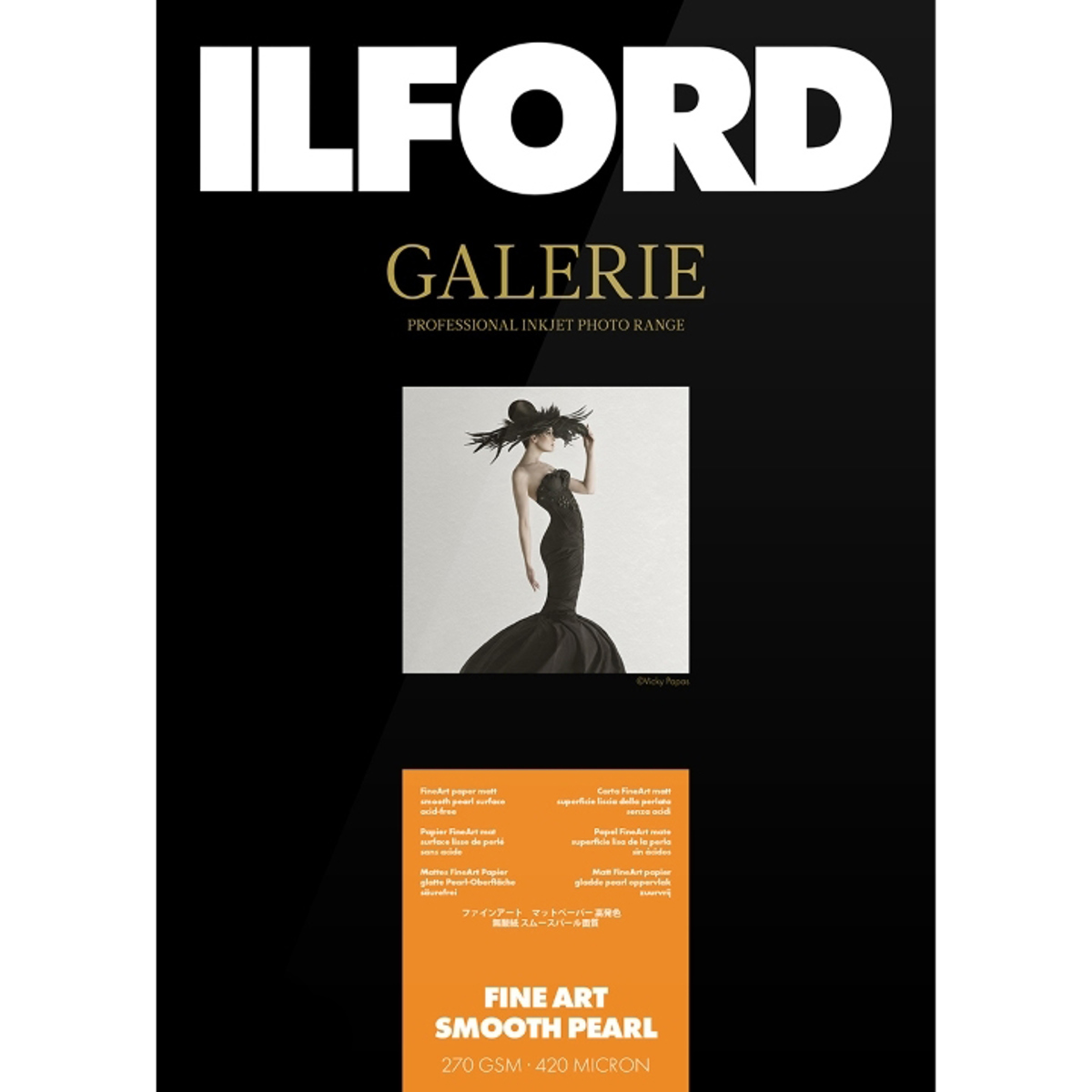 

Ilford GALARIE Fine Art Smooth Pearl Inkjet Paper, 270 gsm, 5x7", 50 Sheets