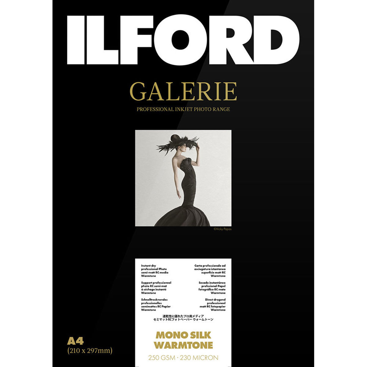 

Ilford GALERIE Gold Mono Silk Warmtone Inkjet Paper, 250 gsm, 13x19", 25 Sheets