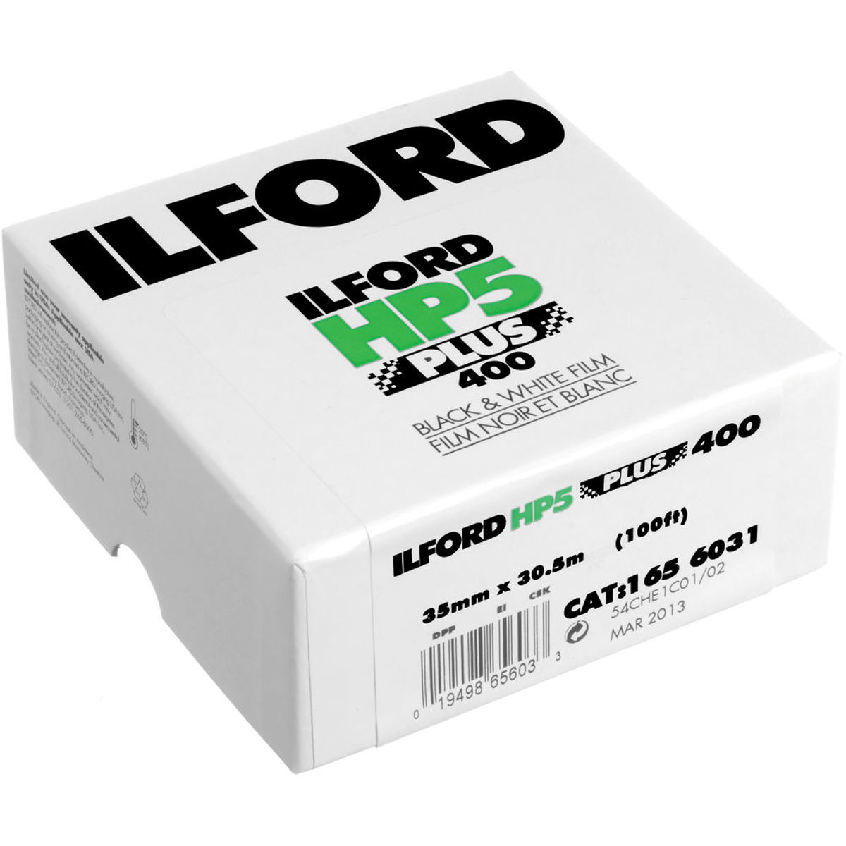

Ilford HP-5 Plus Black and White Film, ISO 400, 35mm, 100' Roll