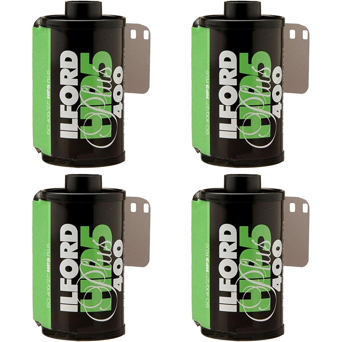 

Ilford HP-5 Plus 400 35mm B&W Professional Film, ISO 400, 24 Exposures, 4-Pack