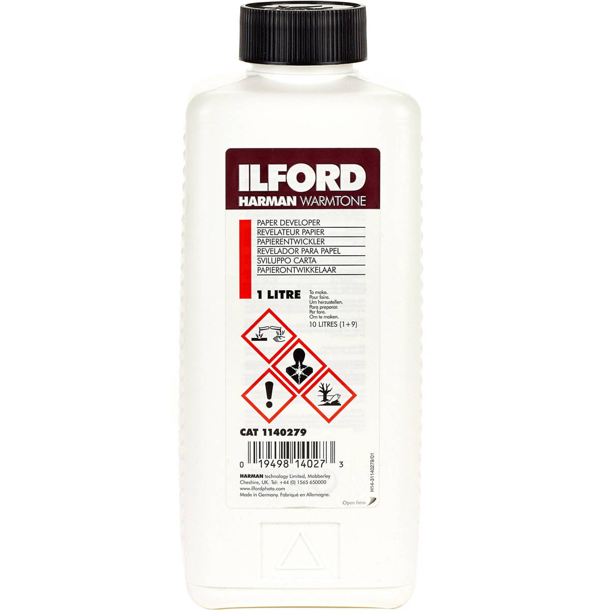 

Ilford Warmtone Developer for B&W RC & Fiber Paper, 1 Liter