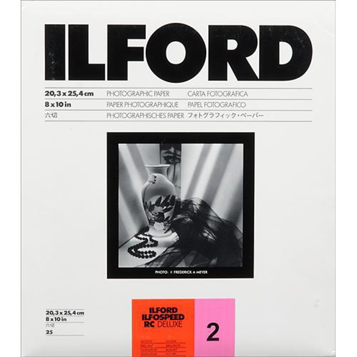 Сортированная бумага Ilford Ilfospeed RC Deluxe, 2 сорт, 8x10, 25 листов, Глянцевая