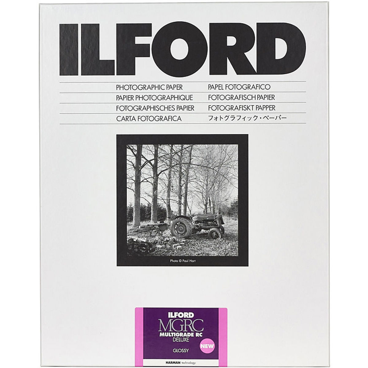 

Ilford Multigrade V RC Deluxe Glossy Black/White Photo Paper, 4x5", 1000 Sheets