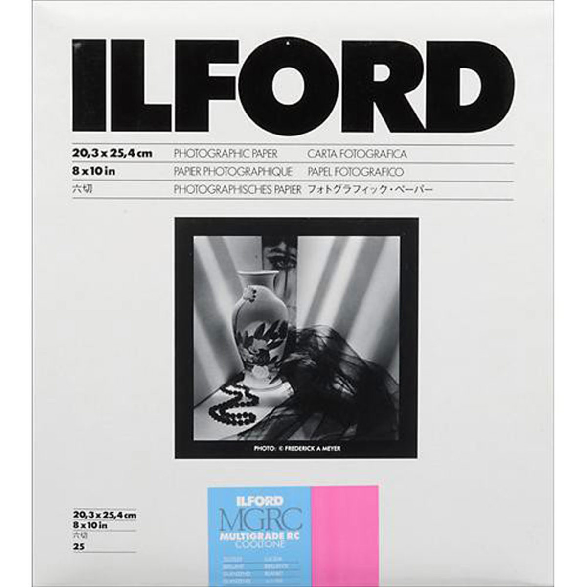 

Ilford Multigrade RC Cooltone VC B&W Enlarging Paper, Pearl, 8x10" - 25 Sheets