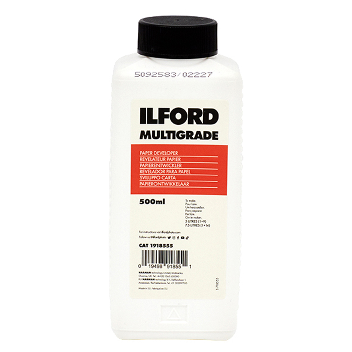 

Ilford Multigrade Paper Developer 500 Milliliter