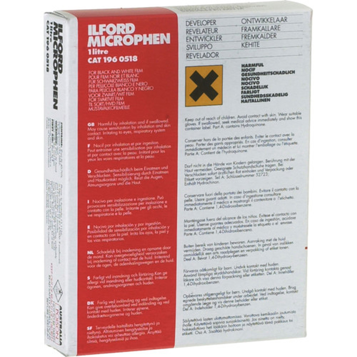 

Ilford Microphen Fine Grain Developer for Black and White Film, 1 Liter