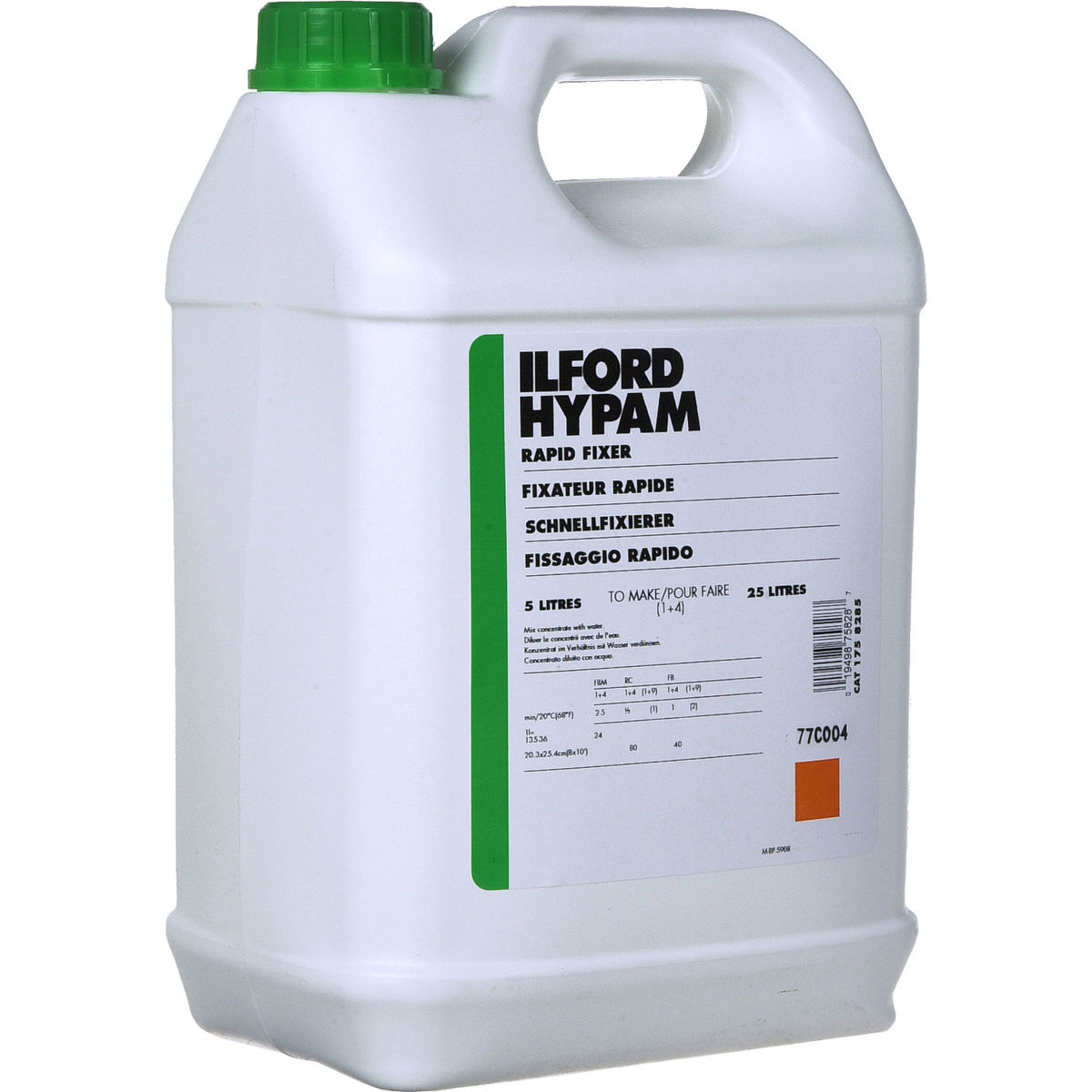 

Ilford Hypam Non-Hardening Rapid Fixer for Film & Paper, 5 Liter