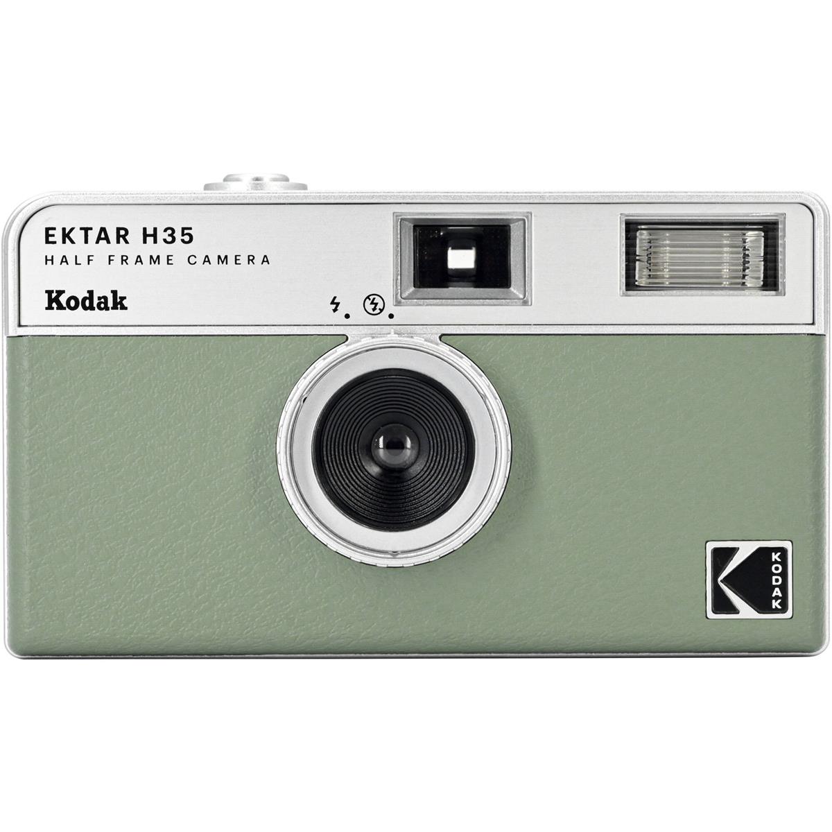 Image of Kodak EKTAR H35 Half Frame Film Camera Sage