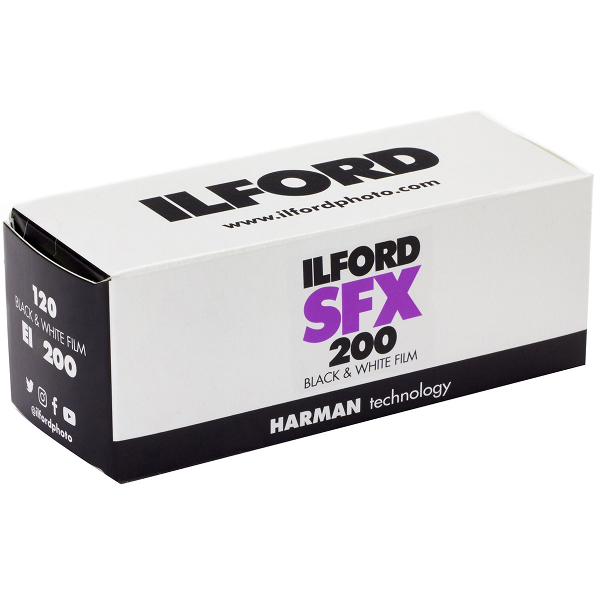 

Ilford SFX 200 Medium Speed B/W Camera Film, 120 Size