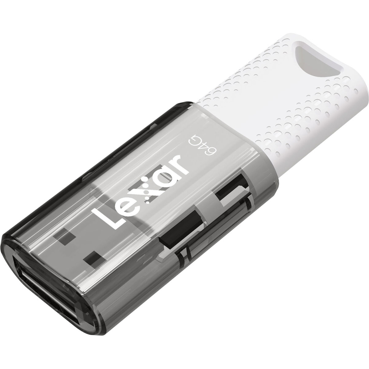 Флэш-накопитель Lexar JumpDrive S60, 64 ГБ, USB 2.0, черная крышка #LJDS060064G-BNBNU