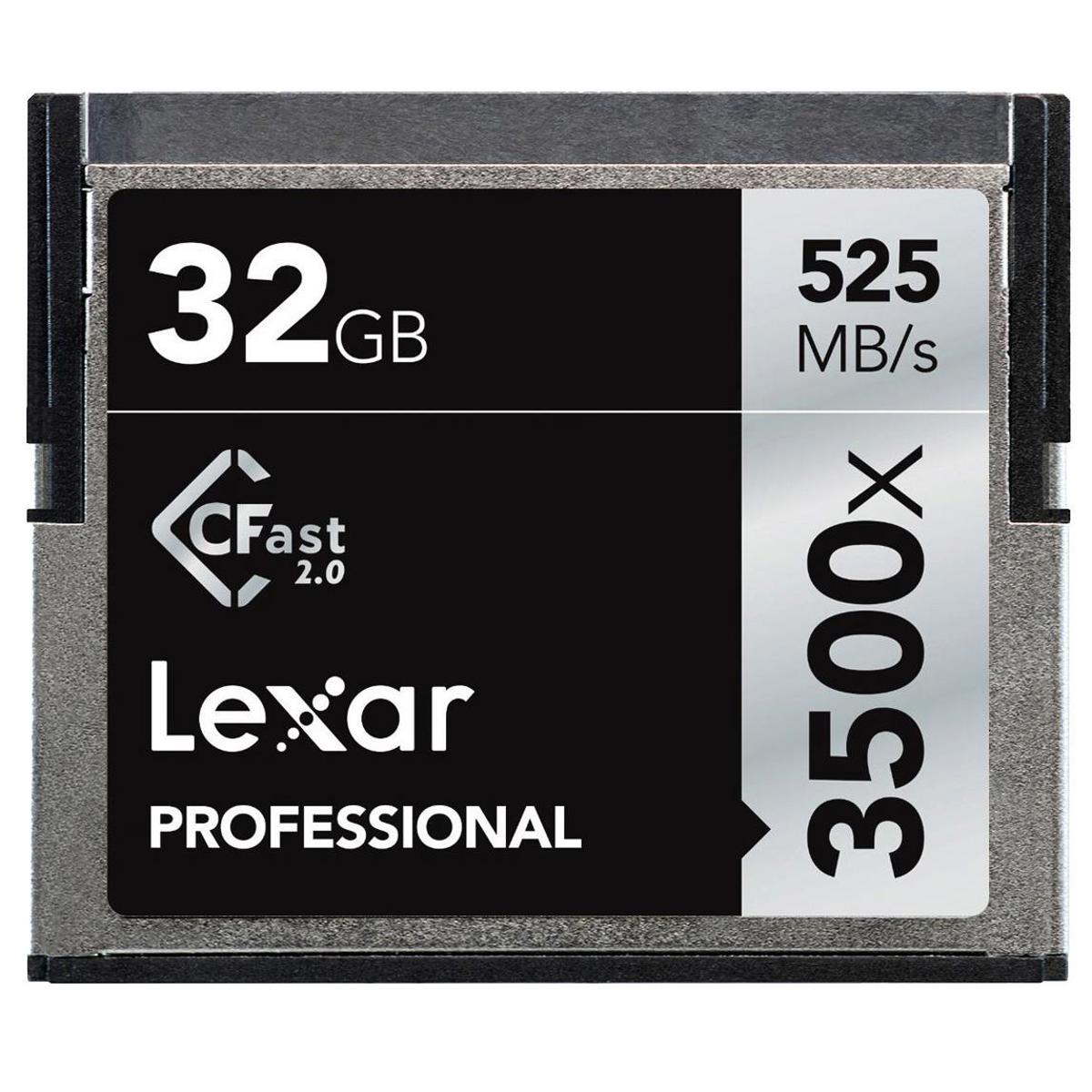 

Lexar 32GB Professional 3500x CFast 2.0 Memory Card