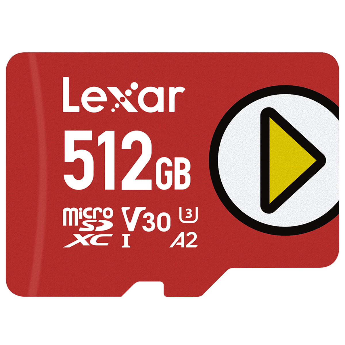 

Lexar PLAY Series 512GB UHS-I microSDXC Memory Card