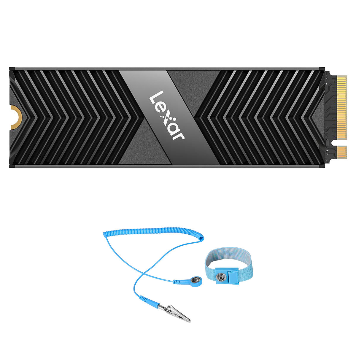 

Lexar NM800 Pro 512GB NVMe M.2 Internal SSD w/Heatsink, w/6' Anti-Static Strap