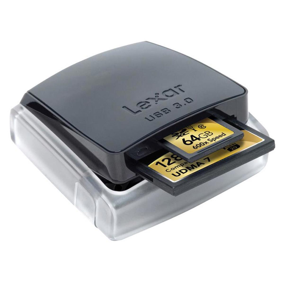

Lexar Professional LRW400 Dual Slot SD & CompactFlash CF Reader