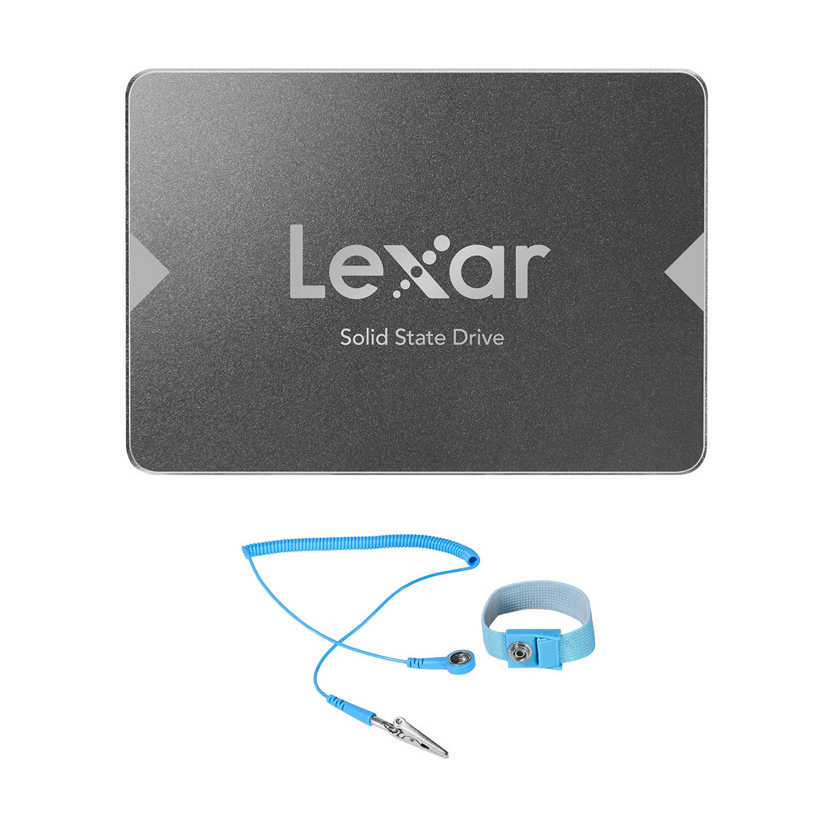 

Lexar NS100 256GB SATA III 2.5" Internal SSD, with 6' Anti-Static Wrist Strap