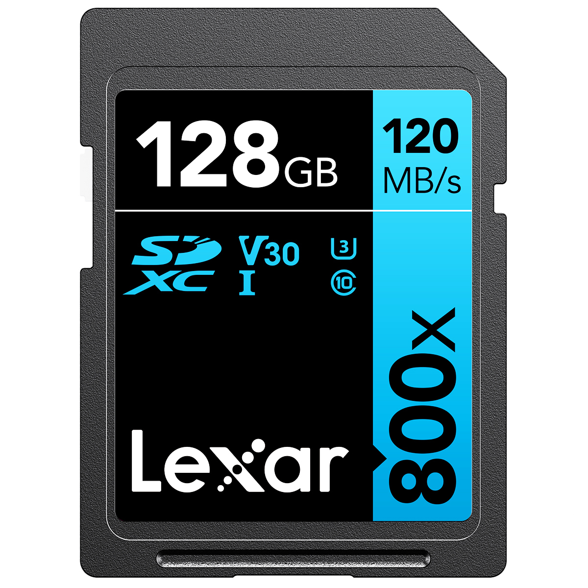 

Lexar BLUE Series Professional 800x 128GB UHS-I U3 SDXC Memory Card
