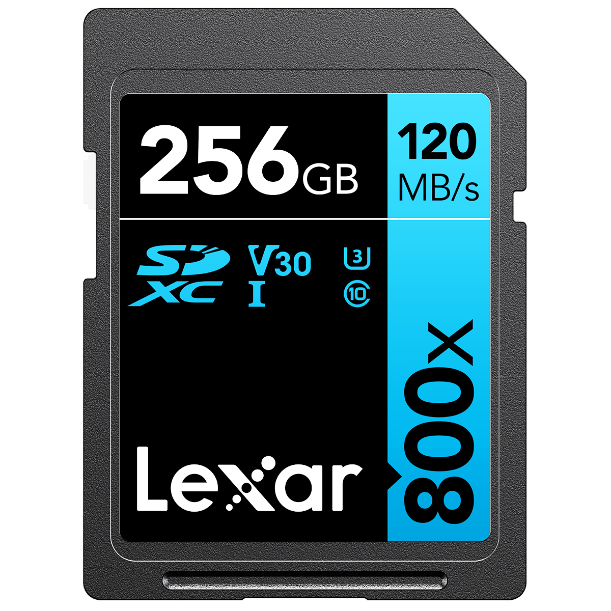 

Lexar BLUE Series Professional 800x 256GB UHS-I U3 SDXC Memory Card