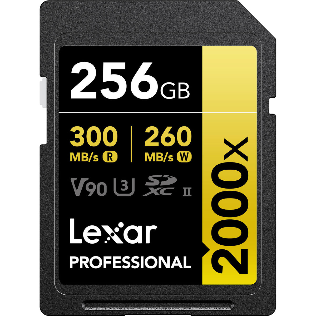 

Lexar Professional 2000x 256GB SDXC UHS-II Memory Card