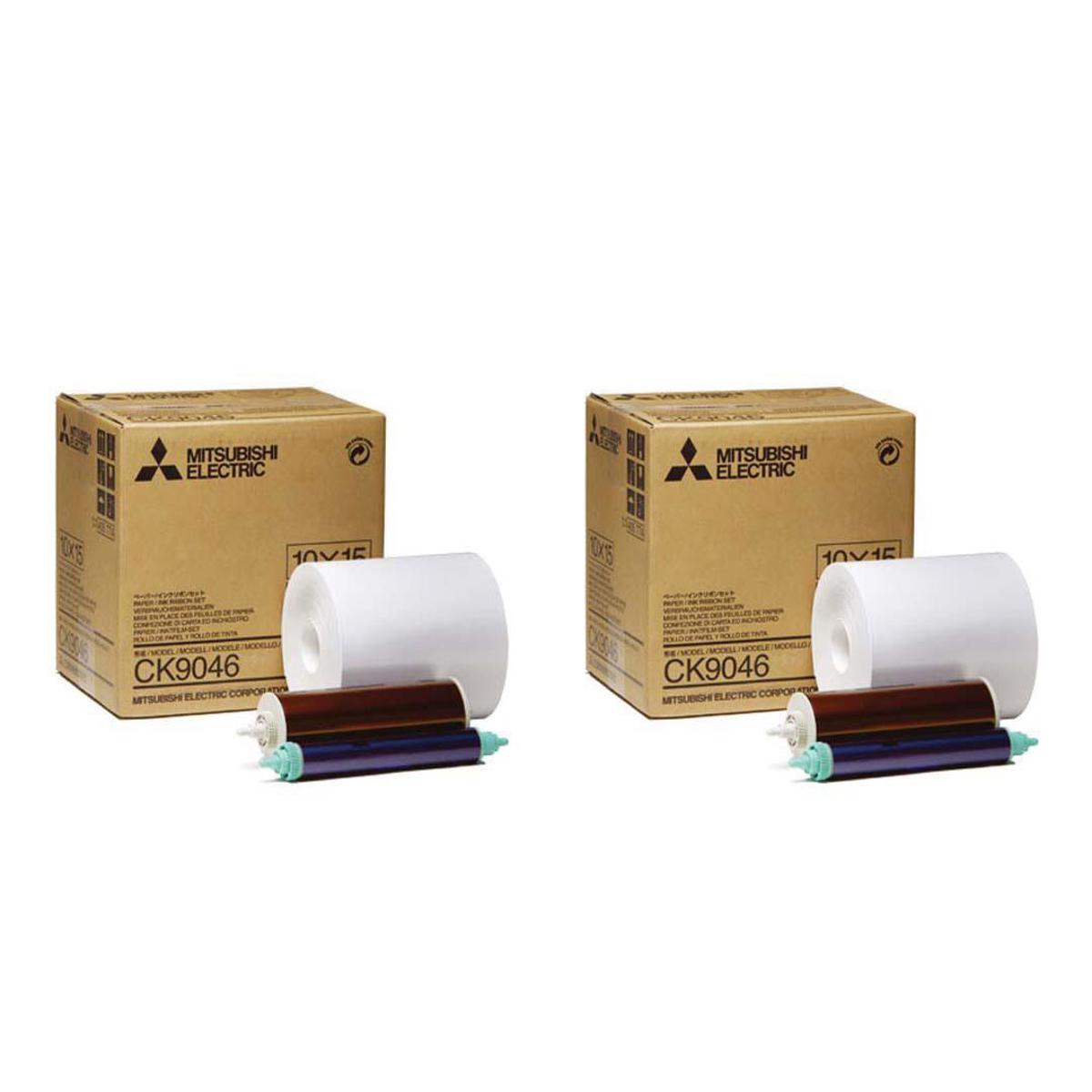 

Mitsubishi 2x CK9046 Electric 6in Paper Roll and Inksheet