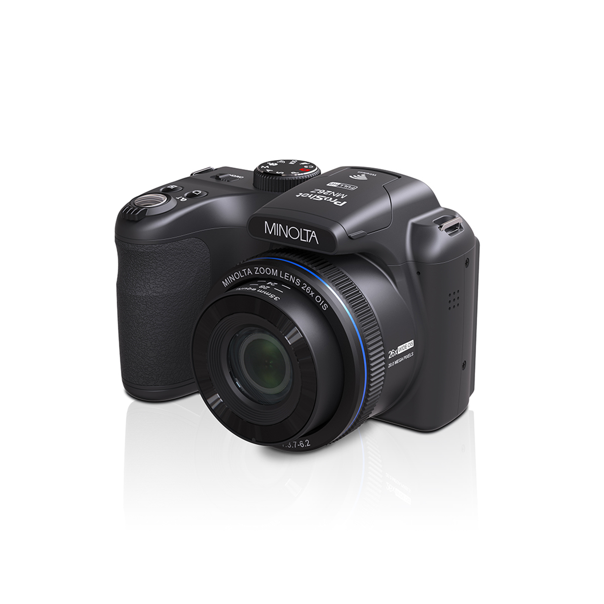 

Minolta ProShot MN26Z 20MP Full HD Camera with 26x Optical Zoom Black
