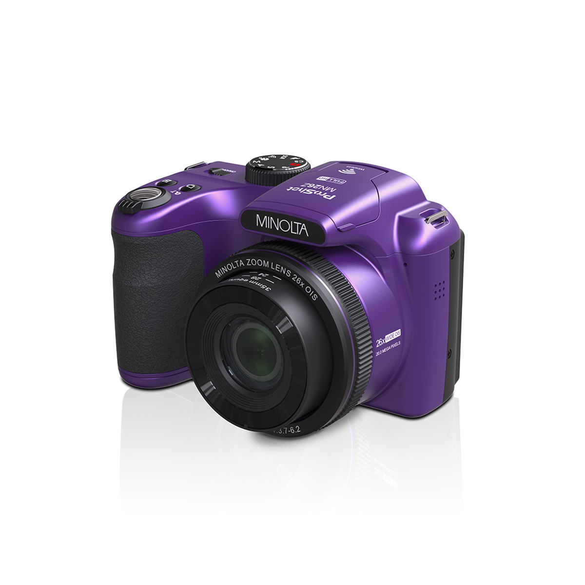 

Minolta ProShot MN26Z 20MP Full HD Camera with 26x Optical Zoom Purple