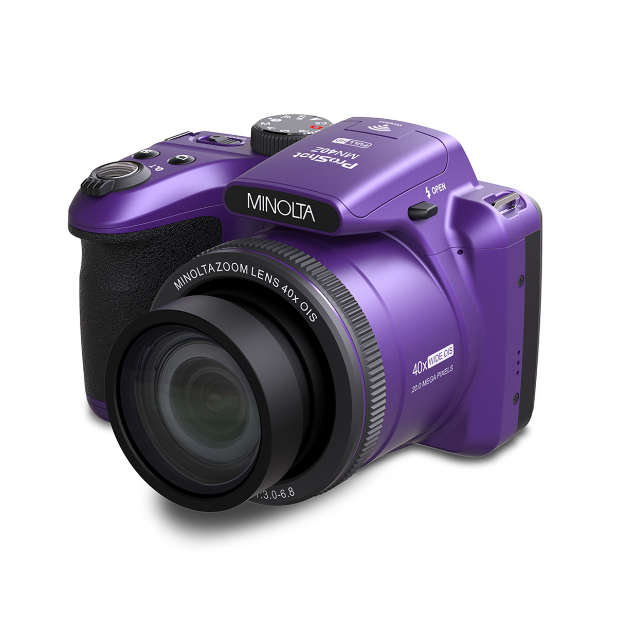 

Minolta ProShot MN40Z 20MP Full HD Camera with 40x Optical Zoom Purple
