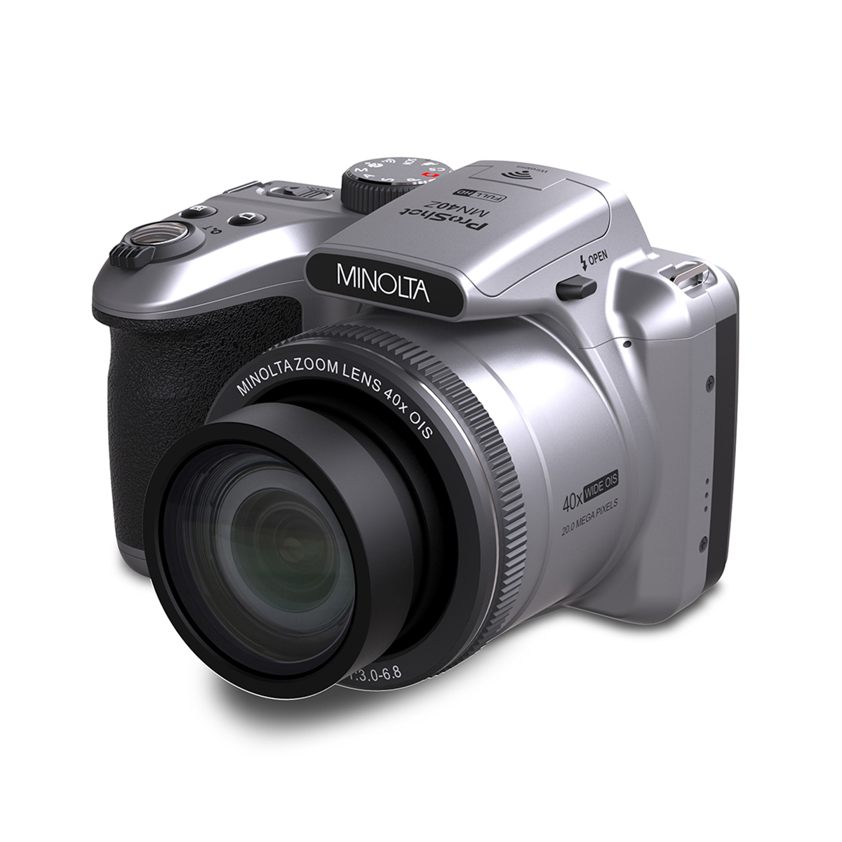 

Minolta ProShot MN40Z 20MP Full HD Camera with 40x Optical Zoom Silver