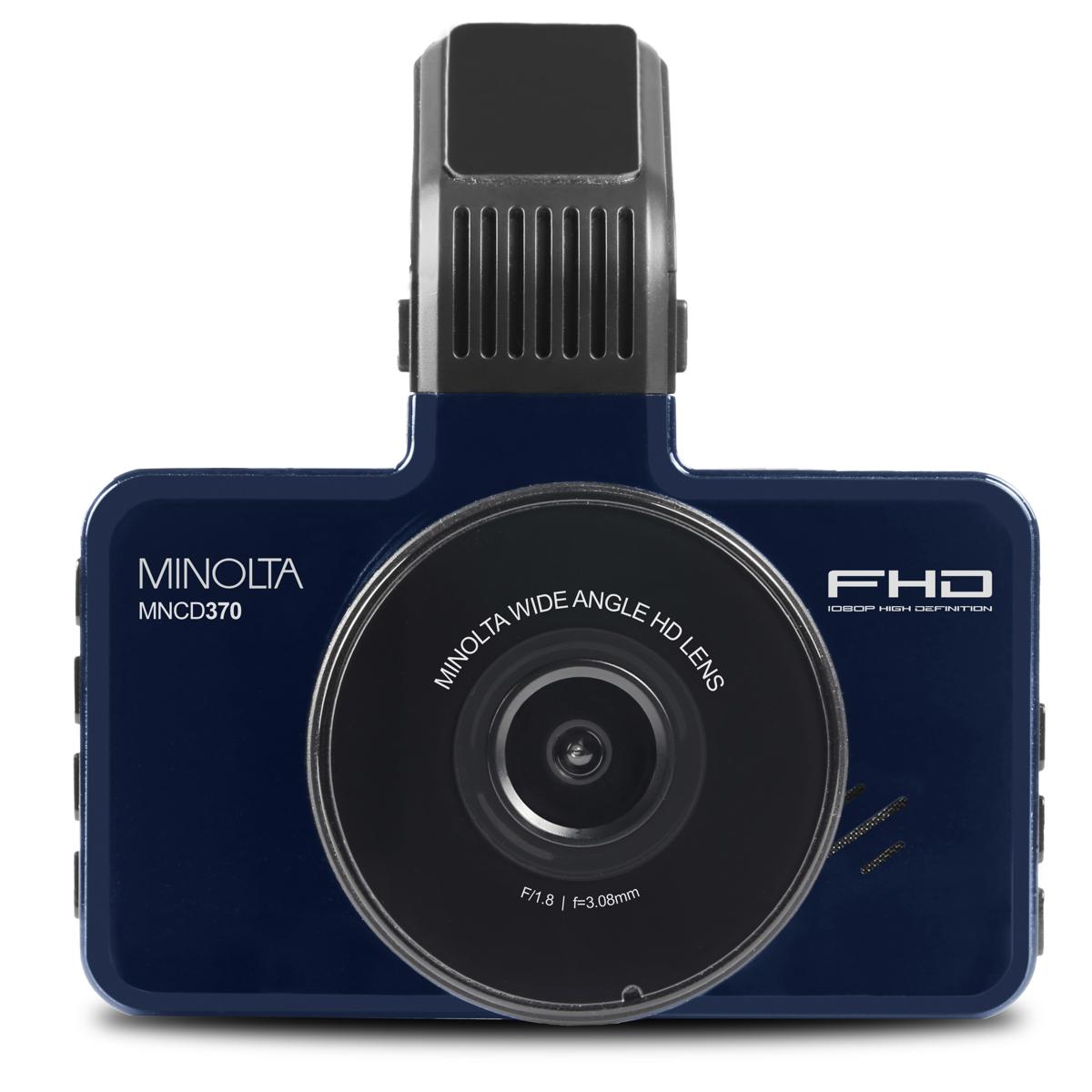 

Minolta MNCD370 12MP Full HD 3" LCD Screen Dash Camera, Blue