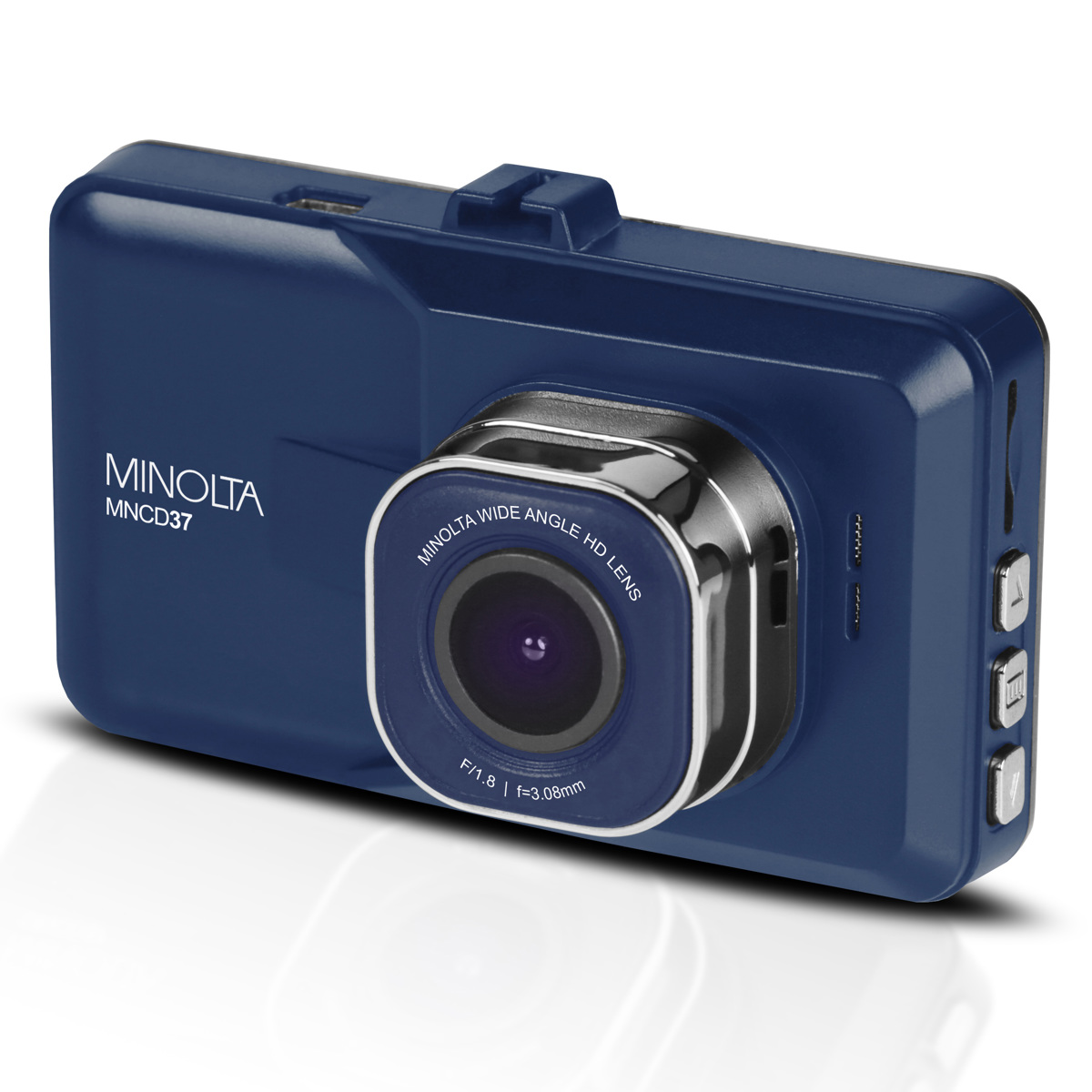 

Minolta MNCD37 Full HD 3" LCD Screen Dash Cam, Blue