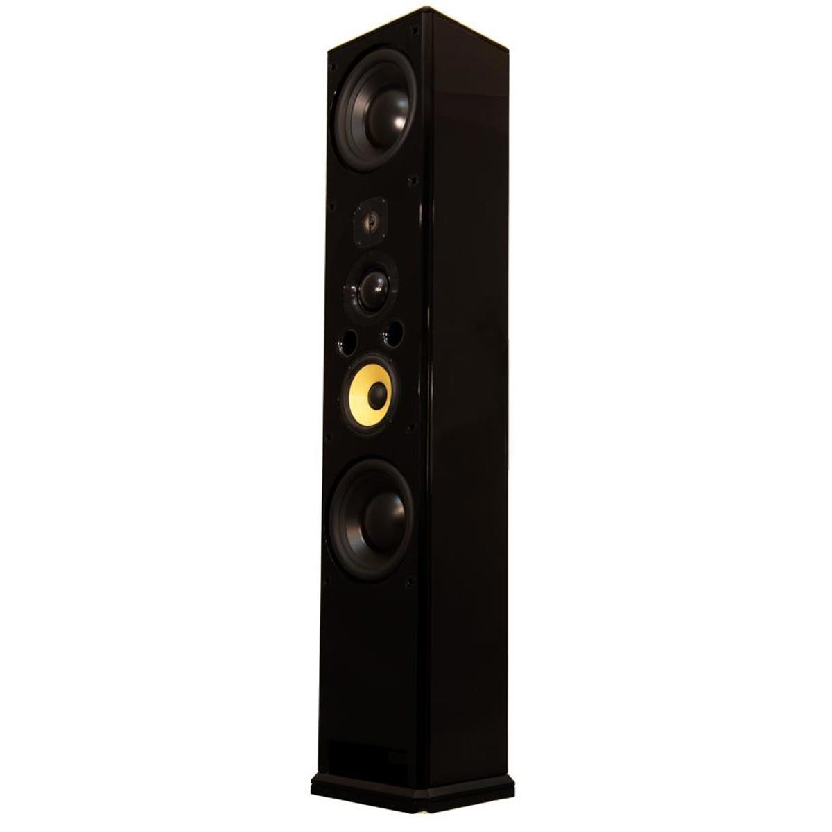 

Induction Dynamics ID1 Switchable 3-Way/4-Way Tower Speaker, Black Gloss